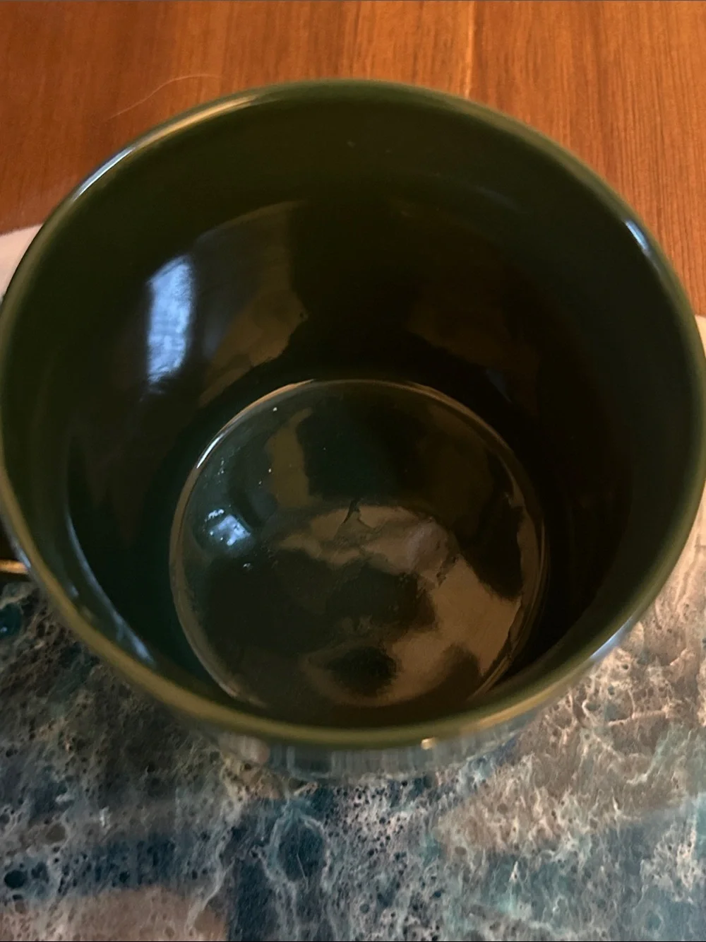Starbucks 12 oz Green Swirl Ceramic Mug 2020 Siren Mermaid Logo Collector’s mug